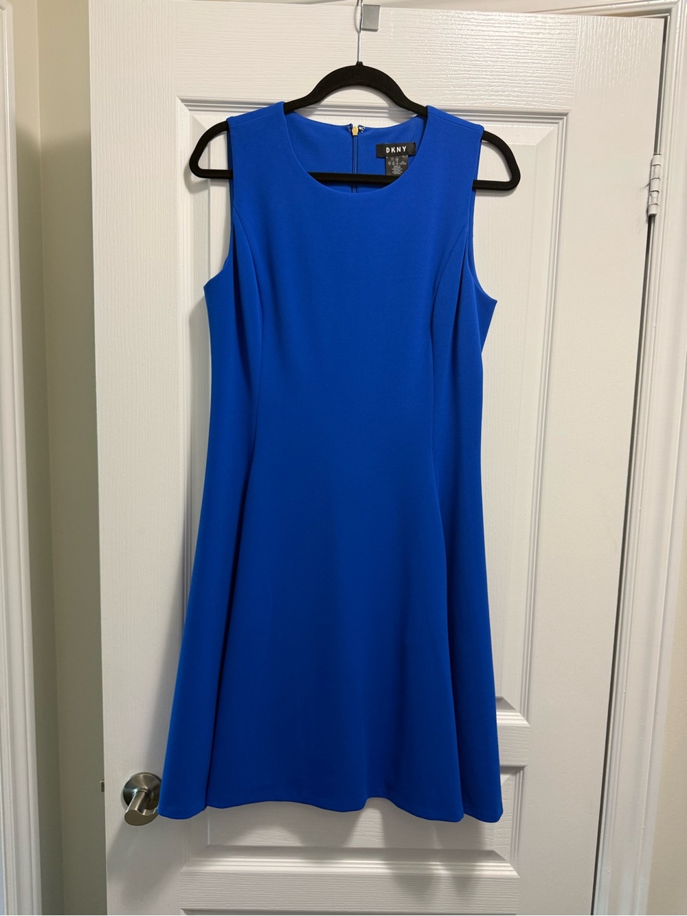 DKNY Sleeveless Dress in Cobalt